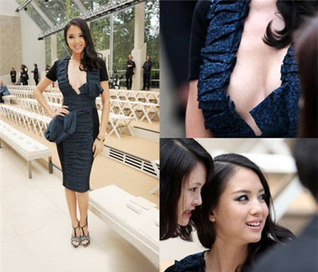 Gợi cảm với váy cổ V Gợi cảm với váy cổ V