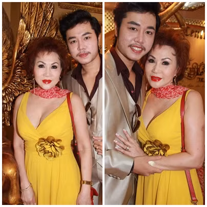 Ngay lần đầu tiên xuất hiện và gây sốt với mối tình 'trâu già gặm cỏ non', Yvonne Thúy Hoàng mặc một chiếc váy vàng vô cùng sexy và đeo chiếc khăn voan màu đỏ Ngay lần đầu tiên xuất hiện và gây sốt với mối tình 'trâu già gặm cỏ non', Yvonne Thúy Hoàng mặc một chiếc váy vàng vô cùng sexy và đeo chiếc khăn voan màu đỏ