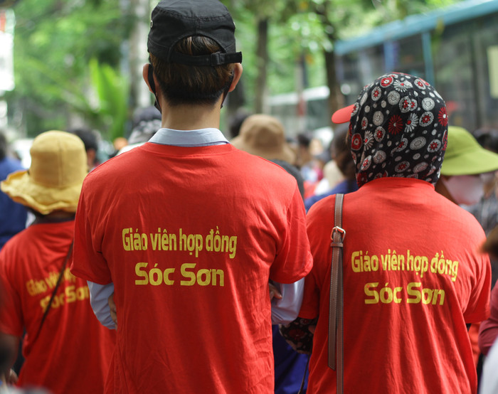 Hơn 1 năm đấu tranh chưa có hồi kết của giáo viên hợp đồng Sóc Sơn (Ảnh:Đức Minh) Hơn 1 năm đấu tranh chưa có hồi kết của giáo viên hợp đồng Sóc Sơn (Ảnh:Đức Minh)