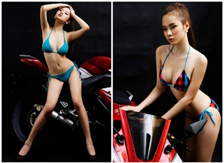 Cho đến khi những bức hình bikini cùng vô vàn tư thế khêu gợi của Angela Phương Trinh tràn ngập trên mạng, công chúng mới thật sự "choáng váng" trước độ bạo dạn của cô nàng 18 tuổi này.