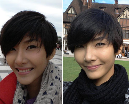 Hoàng Thùy với hình ảnh rất cá tính tại Paris. Hoàng Thùy với hình ảnh rất cá tính tại Paris.