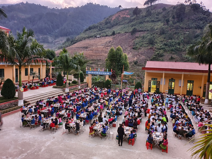 Đối với những địa phương chưa cho học sinh nghỉ học công tác giảng dạy vẫn diễn ra bình thường (Ảnh:D.T)