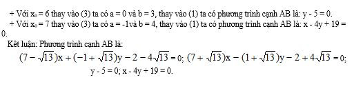 Cách giải 2 đưa ra đáp án đầy đủ. Cách giải 2 đưa ra đáp án đầy đủ.