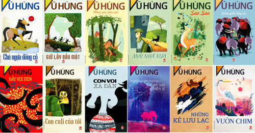 Bộ sách thiếu nhi của nhà văn Vũ Hùng. (Ảnh: VnExpress.net)