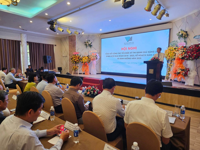 Toàn cảnh hội nghị được tổ chức ở Thành phố Hồ Chí Minh hôm 24/11 (ảnh: V.D)