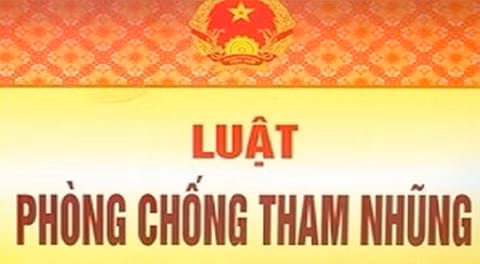 Luật Phòng chống tham nhũng. (Ảnh minh hoạ: anninhthudo.vn)