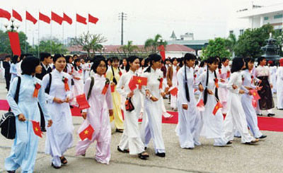 Giáo dục là quốc sách hàng đầu. Ảnh minh hoạ: vnu.edu.vn