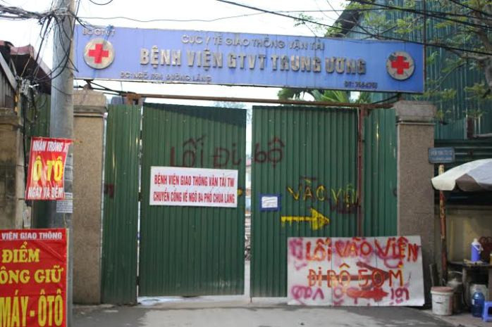 Cổng cũ của Bệnh viện GTVT Cổng cũ của Bệnh viện GTVT