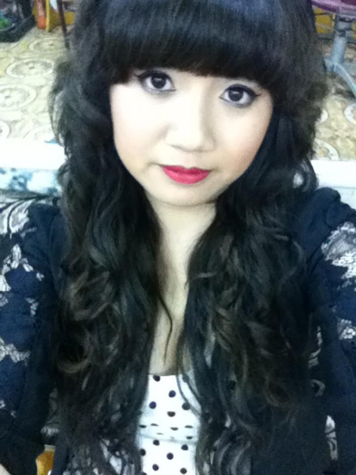 Hình ảnh bạn gái mới của Hiệp gà.