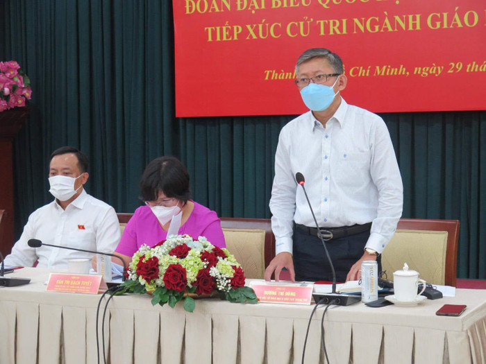 Ông Dương Trí Dũng - Phó Giám đốc Sở Giáo dục và Đào tạo Thành phố Hồ Chí Minh (Ảnh: P.L) Ông Dương Trí Dũng - Phó Giám đốc Sở Giáo dục và Đào tạo Thành phố Hồ Chí Minh (Ảnh: P.L)