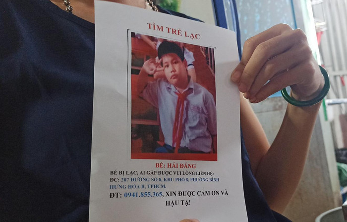 Em Đ. mất tích đã 23 ngày nay, nhưng gia đình chưa tìm thấy tung tích (ảnh: CTV)