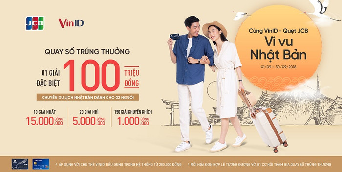 Cùng vi vu Nhật Bản khi mua sắm tại VinMart và VinMart+, thanh toán bằng Thẻ quốc tế JCB. Cùng vi vu Nhật Bản khi mua sắm tại VinMart và VinMart+, thanh toán bằng Thẻ quốc tế JCB.