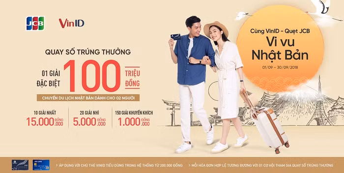 Cùng vi vu Nhật Bản khi mua sắm tại VinMart và VinMart+, thanh toán bằng Thẻ quốc tế JCB.