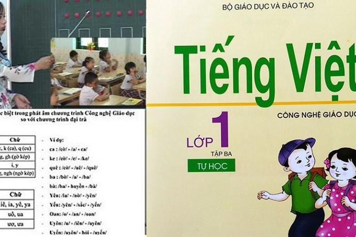 Nhiều người có quan điểm trái chiều về việc dạy tiếng Việt trong sách Tiếng Việt Công nghệ giáo dục. Ảnh: Laodong.vn Nhiều người có quan điểm trái chiều về việc dạy tiếng Việt trong sách Tiếng Việt Công nghệ giáo dục. Ảnh: Laodong.vn