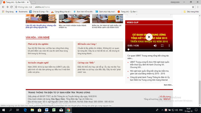 Ảnh chụp màn hình tiêu đề các bài viết của tác giả Trung Ngôn