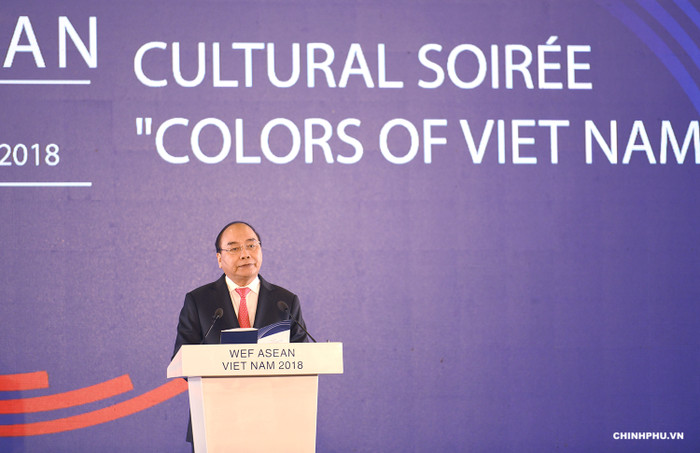 Thủ tướng Nguyễn Xuân Phúc phát biểu tại Dạ hội. Ảnh: VGP/Quang Hiếu Thủ tướng Nguyễn Xuân Phúc phát biểu tại Dạ hội. Ảnh: VGP/Quang Hiếu