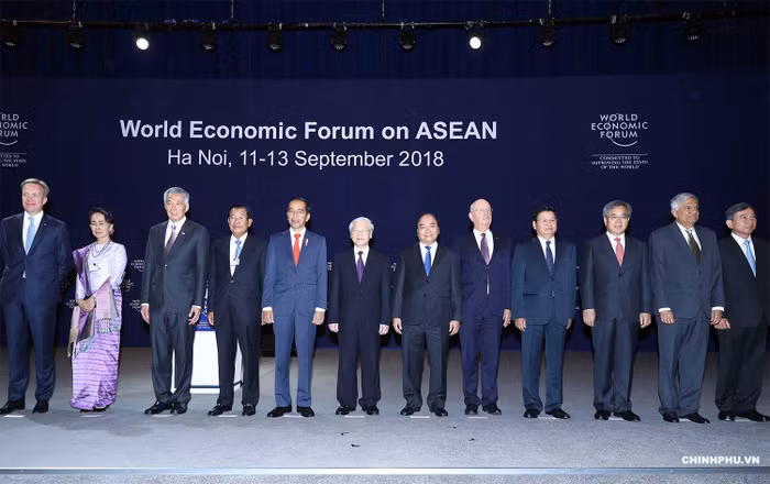 Các đại biểu dự Hội nghị WEF ASEAN 2018. Ảnh: VGP/Quang Hiếu Các đại biểu dự Hội nghị WEF ASEAN 2018. Ảnh: VGP/Quang Hiếu