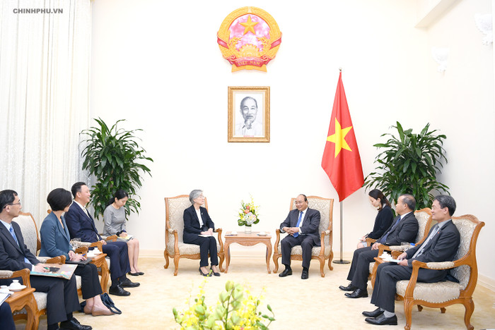 Quan hệ giữa Việt Nam - Hàn Quốc đã đạt được nhiều kết quả tốt đẹp. Ảnh: VGP/Quang Hiếu Quan hệ giữa Việt Nam - Hàn Quốc đã đạt được nhiều kết quả tốt đẹp. Ảnh: VGP/Quang Hiếu