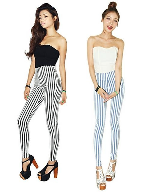 Hai cách mix thật đơn giản và cá tính với quần kẻ sọc. Hai cách mix thật đơn giản và cá tính với quần kẻ sọc.