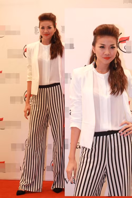 Nhưng item kẻ sọc này lại được lăng xê trước đó bởi siêu mẫu Thanh Hằng, cô thường xuyên diện chúng trong các sự kiện, và cả đời sống thường ngày. Nhưng item kẻ sọc này lại được lăng xê trước đó bởi siêu mẫu Thanh Hằng, cô thường xuyên diện chúng trong các sự kiện, và cả đời sống thường ngày.
