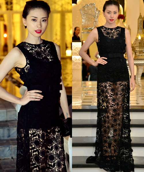 Update xu hương váy ren cực nhanh khi liên tục diện váy ren trong các sự kiện. Váy ren mang lại vẻ đẹp sang trọng, tinh tế mà không kém phần gợi cảm