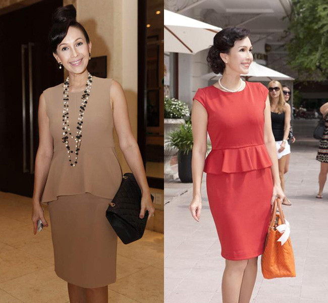 “Người đẹp không tuổi” Diễm My nhanh chóng cập nhật xu hướng peplum sang trọng và quý phái. “Người đẹp không tuổi” Diễm My nhanh chóng cập nhật xu hướng peplum sang trọng và quý phái.