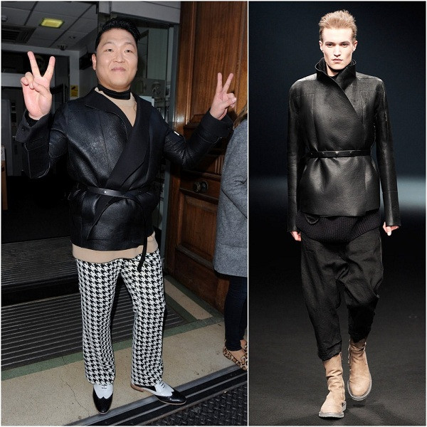 Hay bụi một chút với áo da và quần họa tiết trắng đen rất thời thượng: Hay bụi một chút với áo da và quần họa tiết trắng đen rất thời thượng: