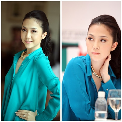 Linh Nga sử dụng chiếc statement này cho những trang phục đời thường, bởi nó trông khá đơn giản nhưng vẫn thật tinh tế và sang trọng