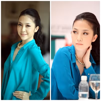 Linh Nga sử dụng chiếc statement này cho những trang phục đời thường, bởi nó trông khá đơn giản nhưng vẫn thật tinh tế và sang trọng