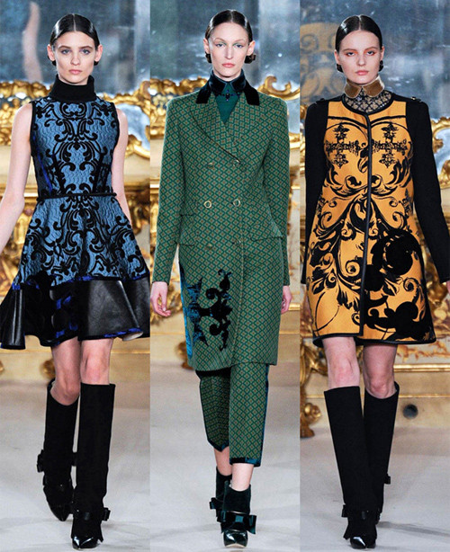 Váy, áo pha trộn giữa nét cổ điển và hiện đại của Aquilano Rimondi. Váy, áo pha trộn giữa nét cổ điển và hiện đại của Aquilano Rimondi.