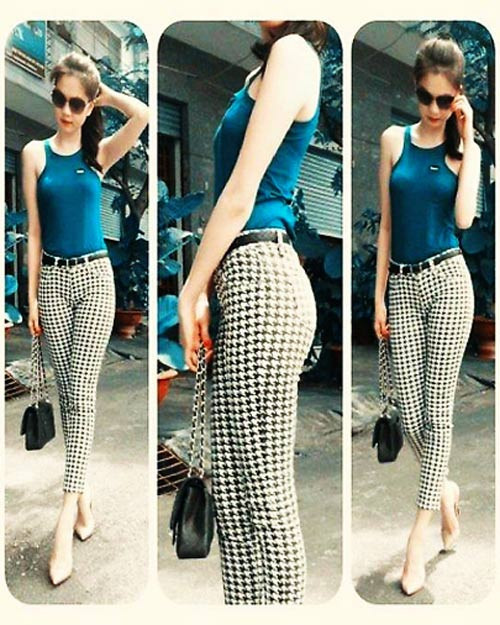 Ngọc Trinh năng động dạo phố với quần dáng lửng và áo thun ba lỗ Ngọc Trinh năng động dạo phố với quần dáng lửng và áo thun ba lỗ