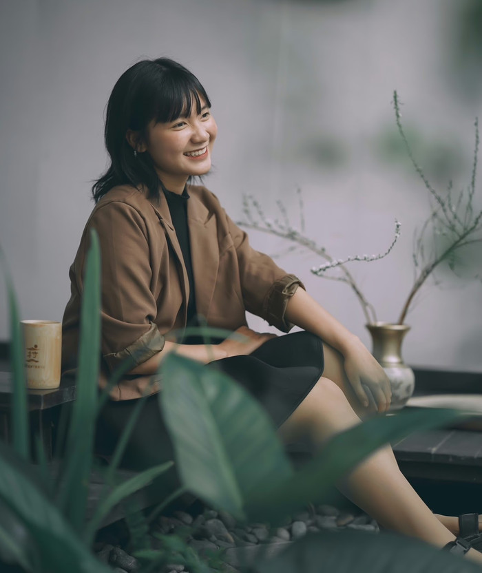 Nguyễn Vũ Diệu Linh đang theo học chuyên ngành Truyền thông đa phương tiện tại Trường Đại học FPT.