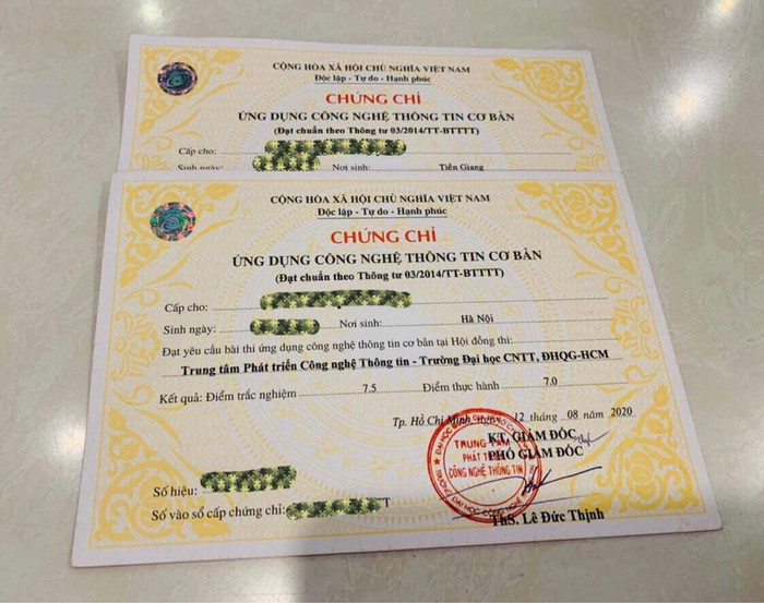 Việc thi và cấp chứng chỉ này đang bị cho là bát nháo, dễ dàng (ảnh: CTV) Việc thi và cấp chứng chỉ này đang bị cho là bát nháo, dễ dàng (ảnh: CTV)