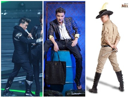 Những đôi boot cá tính của Mr Đàm