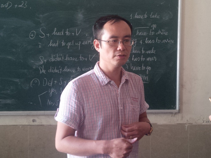 Ông Dương Quốc Tuấn được xác định được bổ nhiệm sau khi chị dâu là bà Dương Minh Ánh về làm Hiệu trưởng. Ảnh: Vũ Phương.