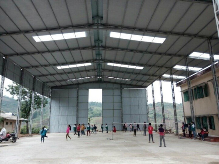 Được Nhà nước đầu tư, diện mạo của những ngôi trường bán trú đã được thay đổi nhiều trong những năm qua (Ảnh:V.N)