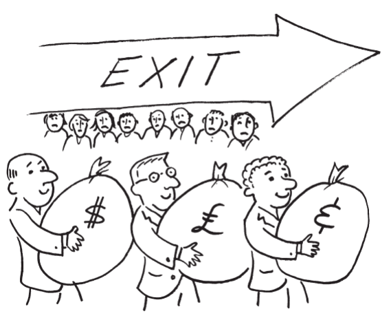 Hình ảnh minh họa cho việc Coca Cola đang 'ẵm' từng dòng tiền đầu tư ra nước ngoài