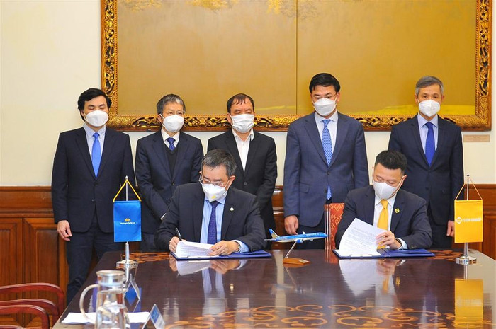 Toàn cảnh lễ ký kết Toàn cảnh lễ ký kết