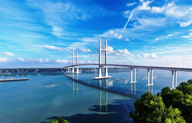 Phối cảnh cầu Rạch Miễu 2 Phối cảnh cầu Rạch Miễu 2