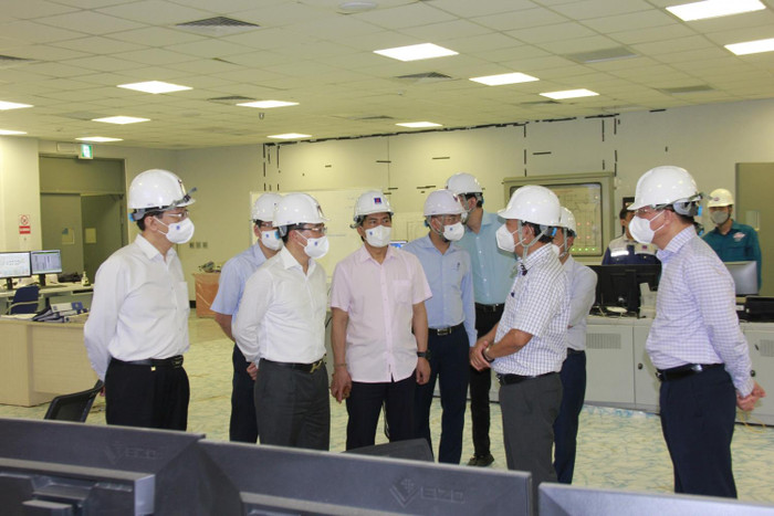 Chủ tịch Hội đồng thành viên Petrovietnam Hoàng Quốc Vượng kiểm tra tiến độ Dự án Nhà máy nhiệt điện Sông Hậu 1 Chủ tịch Hội đồng thành viên Petrovietnam Hoàng Quốc Vượng kiểm tra tiến độ Dự án Nhà máy nhiệt điện Sông Hậu 1