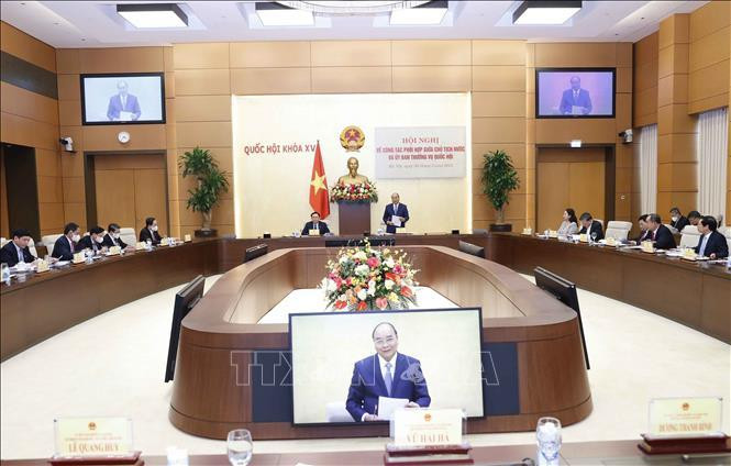 Quang cảnh Hội nghị. Ảnh: Doãn Tấn/TTXVN Quang cảnh Hội nghị. Ảnh: Doãn Tấn/TTXVN