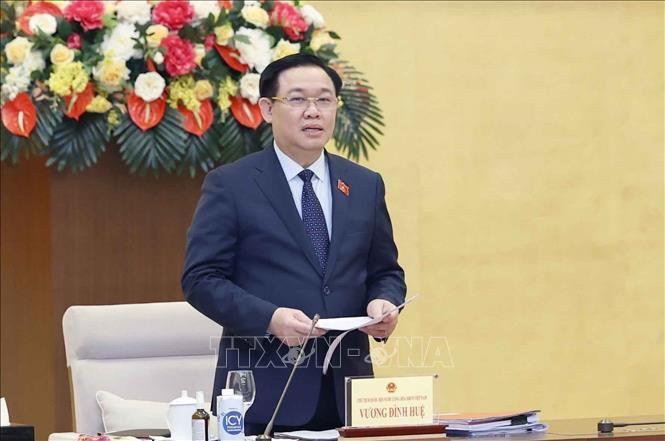 Chủ tịch Quốc hội Vương Đình Huệ phát biểu. Ảnh: Doãn Tấn/TTXVN Chủ tịch Quốc hội Vương Đình Huệ phát biểu. Ảnh: Doãn Tấn/TTXVN