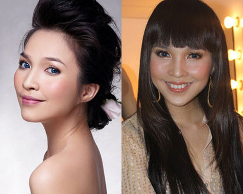 Hiền Thục với chiếc cằm thon gọn, mảnh mai hơn rất nhiều.