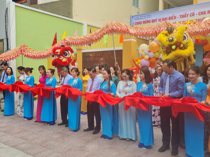 Trường Mầm non Quận 3 chính thức khánh thành, đưa vào sử dụng (ảnh: P.L) Trường Mầm non Quận 3 chính thức khánh thành, đưa vào sử dụng (ảnh: P.L)