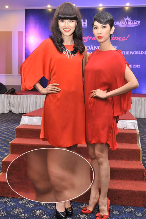 Ưu điểm của Xuân Lan cũng không nằm ở phần đầu gối