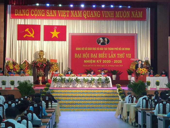Đại hội Đảng bộ Sở Giáo dục và Đào tạo Thành phố Hồ Chí Minh ngày 26/8 (ảnh: P.L) Đại hội Đảng bộ Sở Giáo dục và Đào tạo Thành phố Hồ Chí Minh ngày 26/8 (ảnh: P.L)