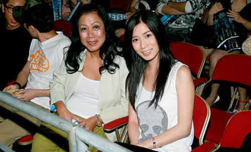 Thái Y Lâm và mẹ. Thái Y Lâm và mẹ.