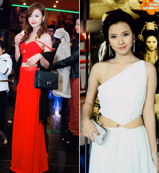 Midu: gợi cảm, khoe da thịt Midu đã có một năm khá thành công với những vai diễn điện ảnh và mật độ phủ sóng dày khắp. Có vẻ như cô hotgirl nhu mì với đôi mắt bồ câu ngây thơ đã tạo được một sự chuyển biến rõ rệt về mặt hình ảnh. Midu của năm 2012 trưởng thành, táo bạo và biết ăn diện hơn, tuy nhiên đôi lúc cô nàng vẫn mắc những lỗi về thời trang như chọn nội y hoặc trang sức chưa phù hợp dẫn tới hình ảnh thiếu chuyên nghiệp.