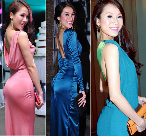 'Đẹp khoe ra xấu xa đậy lại' là điều đương nhiên, tuy nhiên, khoe thế nào không phản cảm, không lạm dụng mới là điều tối quan trọng. Thái Hà sở hữu một vòng 3 căng tròn rất gợi cảm chính vì thế cô thích tôn nó bằng những bộ váy dài xẻ đùi, ôm sát cùng cách tạo dáng cong cong hình chữ S. Thế nhưng nhiều người cho rằng hình ảnh này quá cứng nhắc và gượng ép.