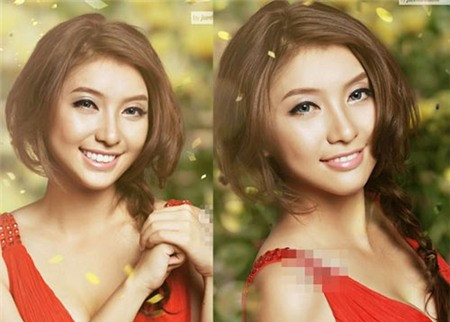 Kiểu tóc mái uốn nhẹ để tự nhiên, kết hợp tóc tết lãng mạn phù hợp với phong cách nữ tính và khuôn mặt tròn.